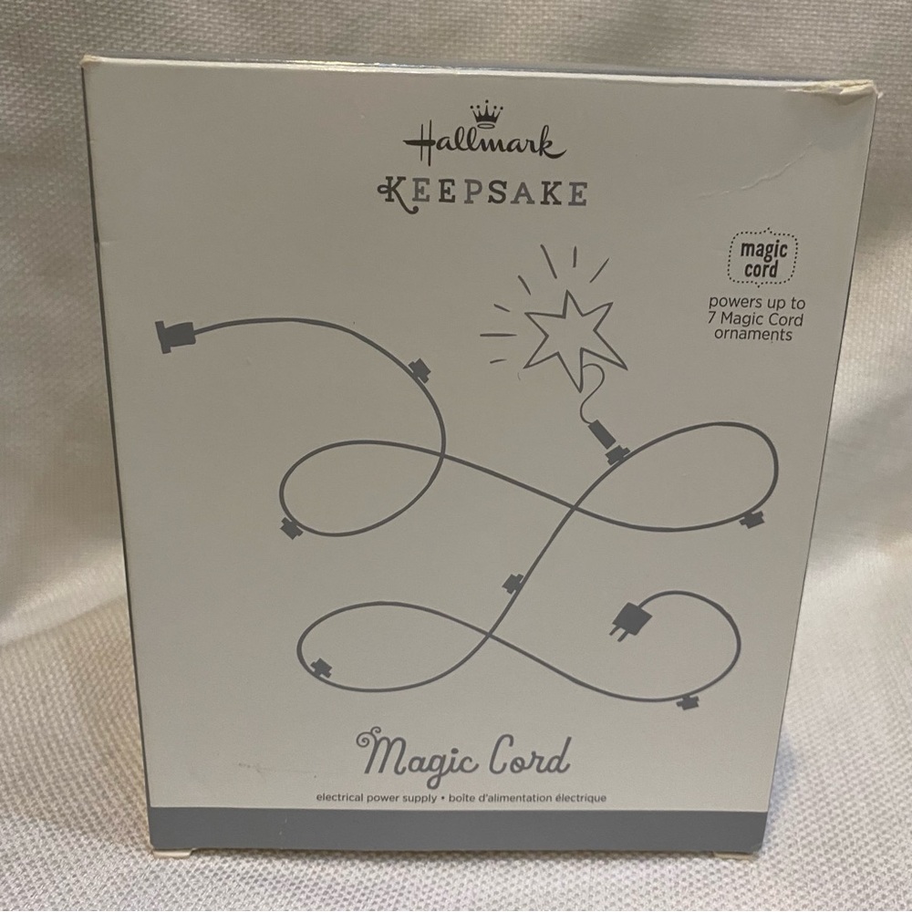 Hallmark Keepsake Magic Cord For Up To 7 Ornaments 2013 CORD ONLY No Plug